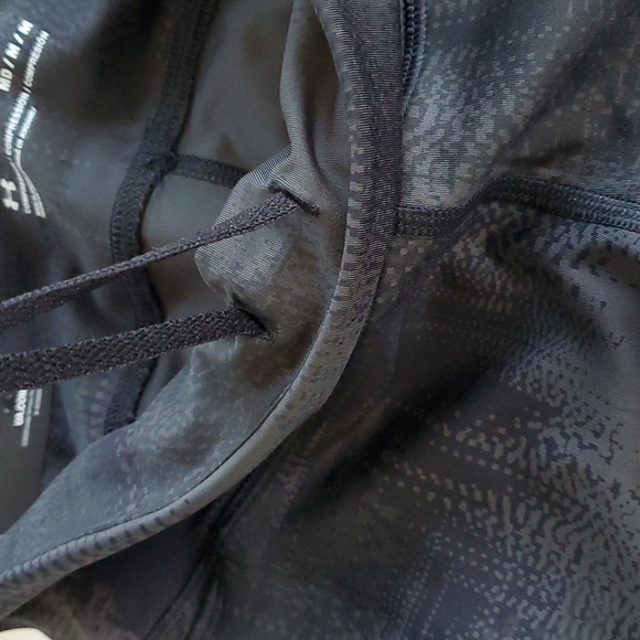 28. Under Armour Compression Mid Rise Legging Black - Picture 15 of 17